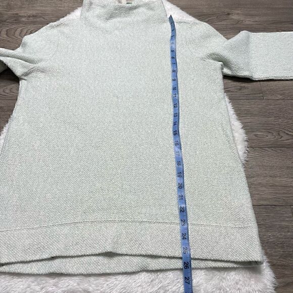 Saturday Sunday Anthropology Sweater Mint Green XS Mock Neck Relaxed - Picture 9 of 9